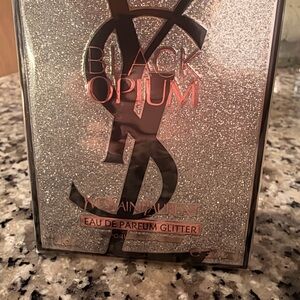 Yves Saint Laurent Black Opium with Silver Sparkle